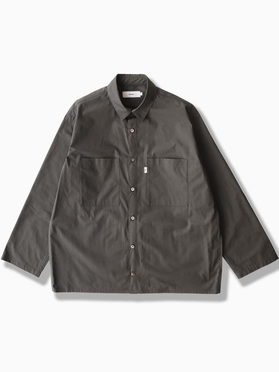 Graphpaper - グラフペーパー / STRETCH TYPEWRITER L/S BOX SHIRT