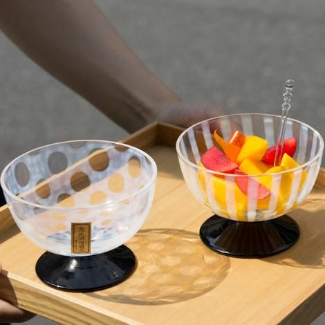大正浪漫 氷コップ | 水玉 - 廣田硝子 公式Online shop