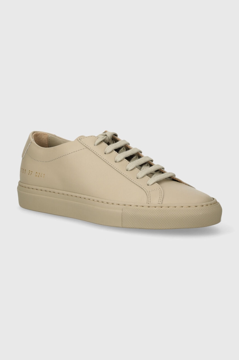 Common Projects leather sneakers Original Achilles Low beige color