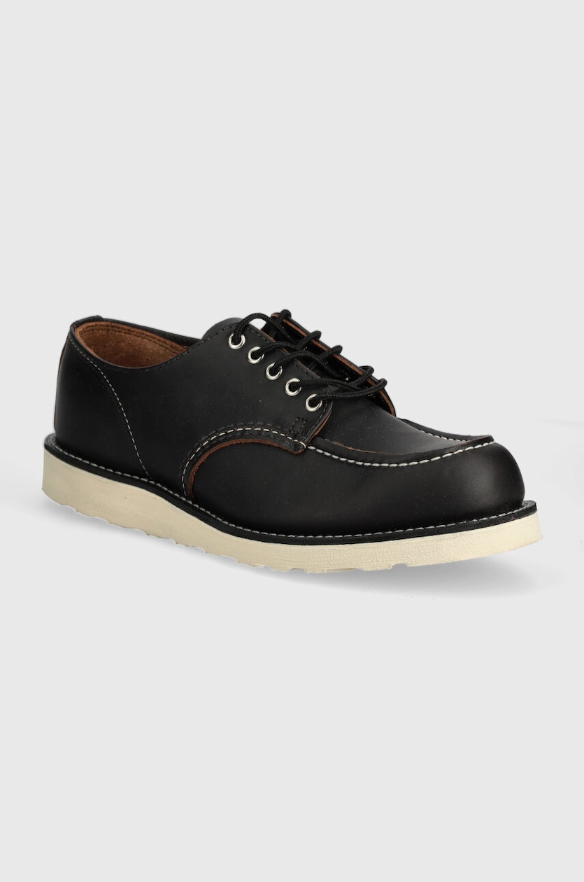 Red Wing 8090 Shop Moc Toe Oxford Black Prairie 8090 at PRM US