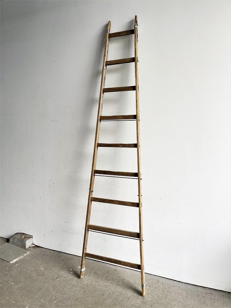 ヴィンテージ ウッド ラダー / はしご ※店頭お引取り限定