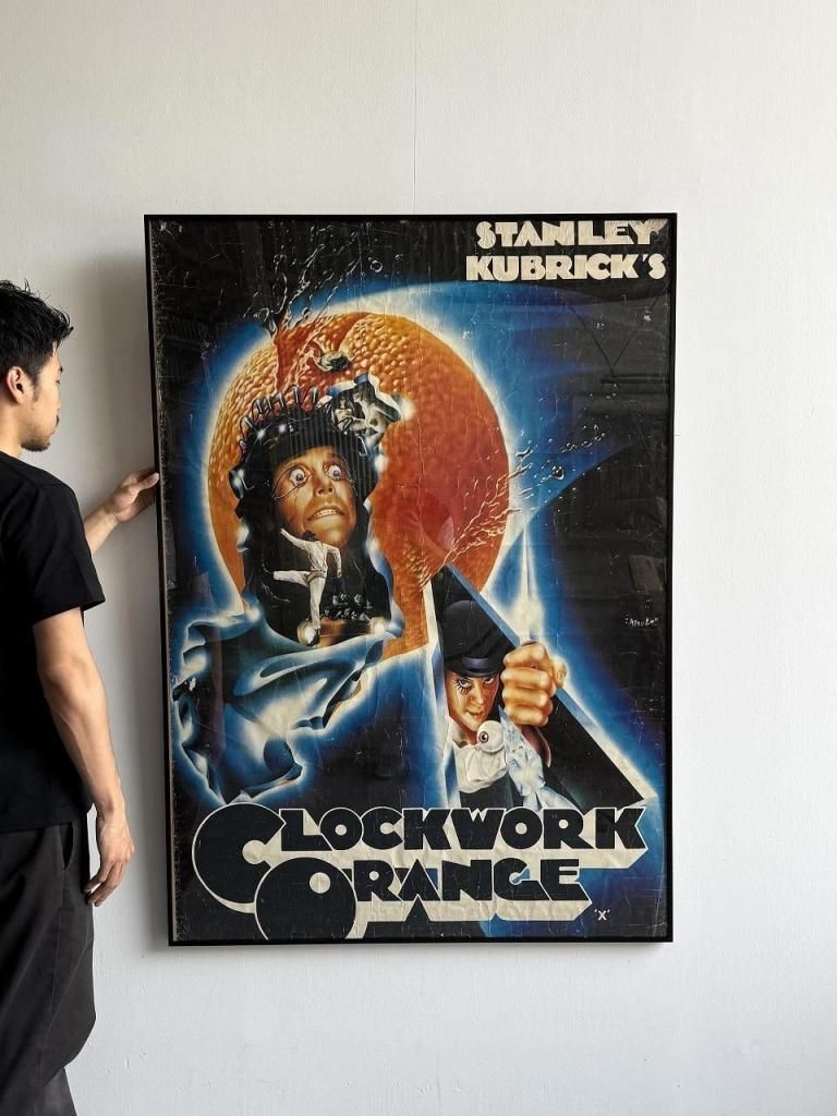1970's ”A Clockwork Orange”(時計じかけのオレンジ) 額入り Big Size