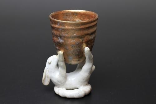 西村芳弘 「 アニマル杯 」 酒器 - レトロ ＆アート空間 「 古美術