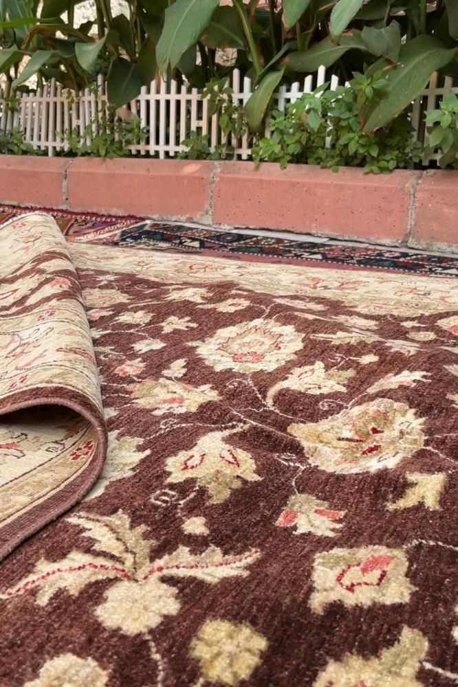 新しい絨毯/トルコ絨毯・ウシャク/約228×167cm - 手織り絨毯＆キリム