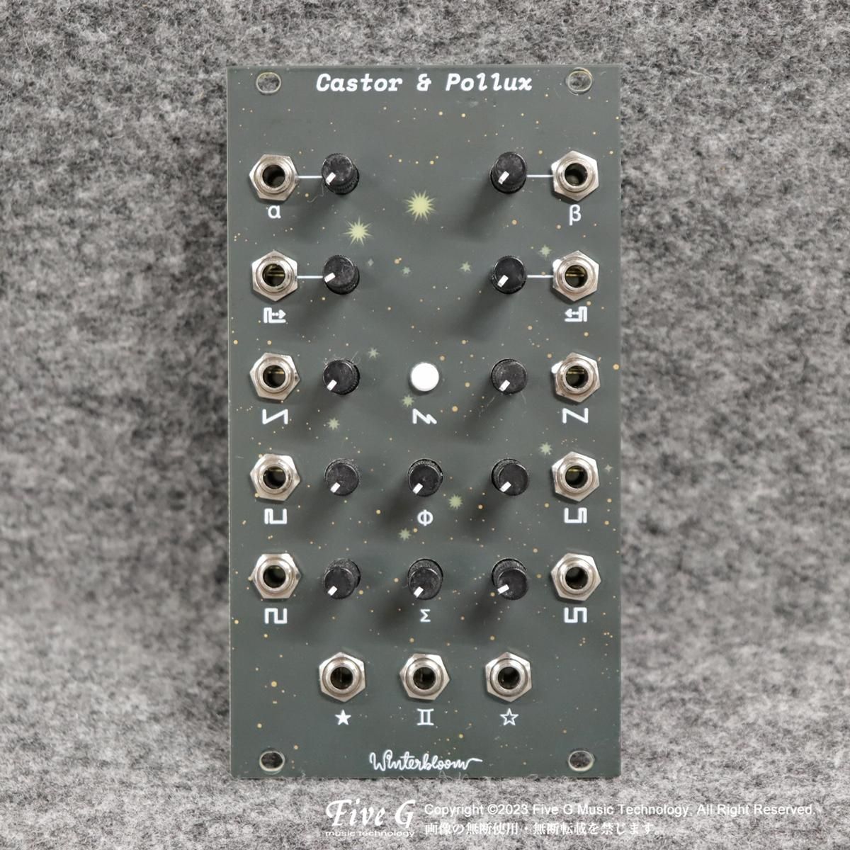 Winterbloom Castor & Pollux V1モジュラーシンセ Winterbloom Castor