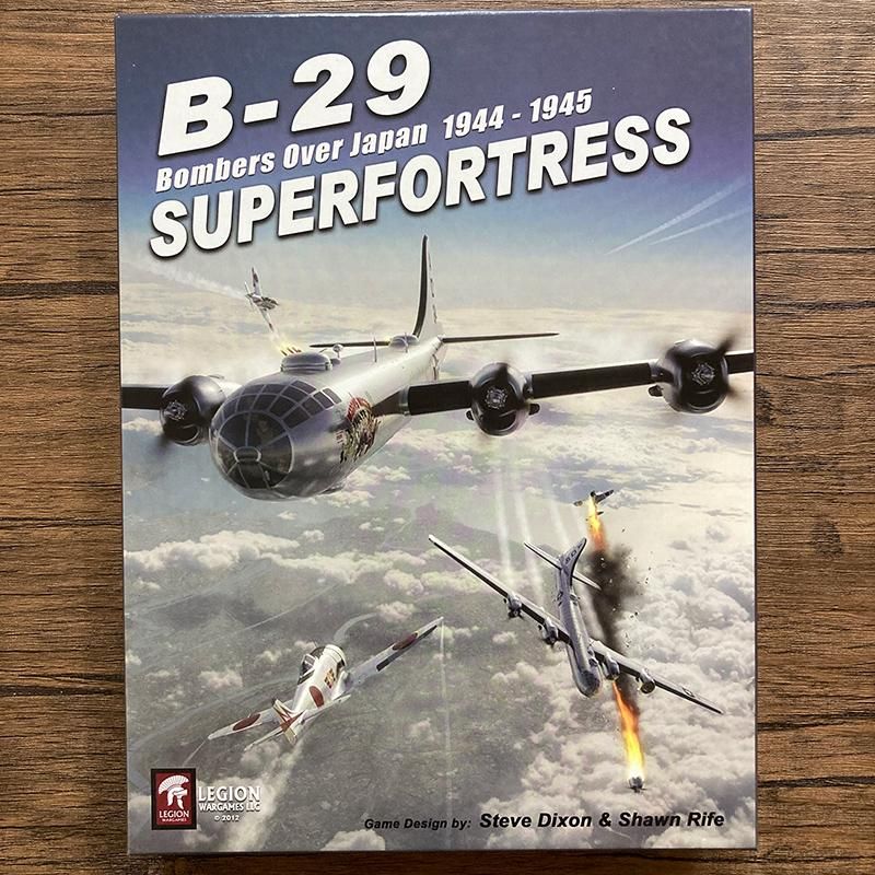 印刷済み日本語ルールブック付き】B-29: Superfortress - 歴史ボード