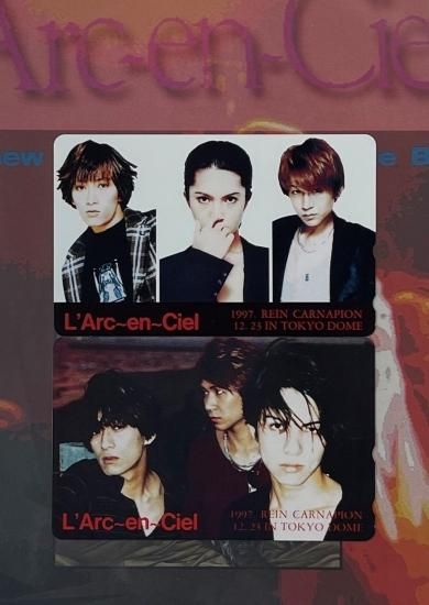 ラルクアンシエル テレホンカード2枚セット L'Arc‐en‐Ciel 1997