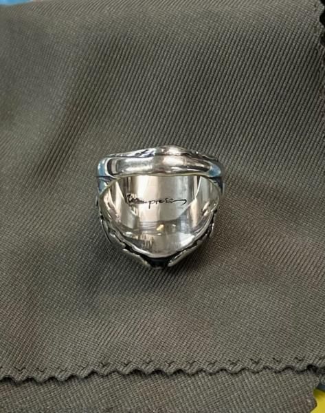 hyde デザインリング THE APPLE VAMPROSE ロゴ入り アップル シルバー