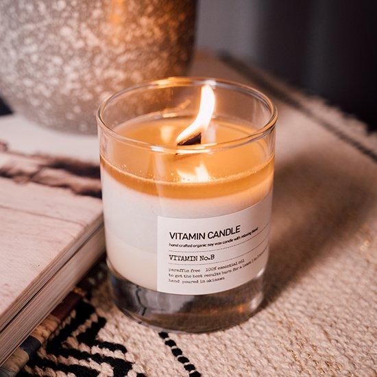 アロマキャンドル【100％天然植物成分キャンドル】／VITAMIN CANDLE