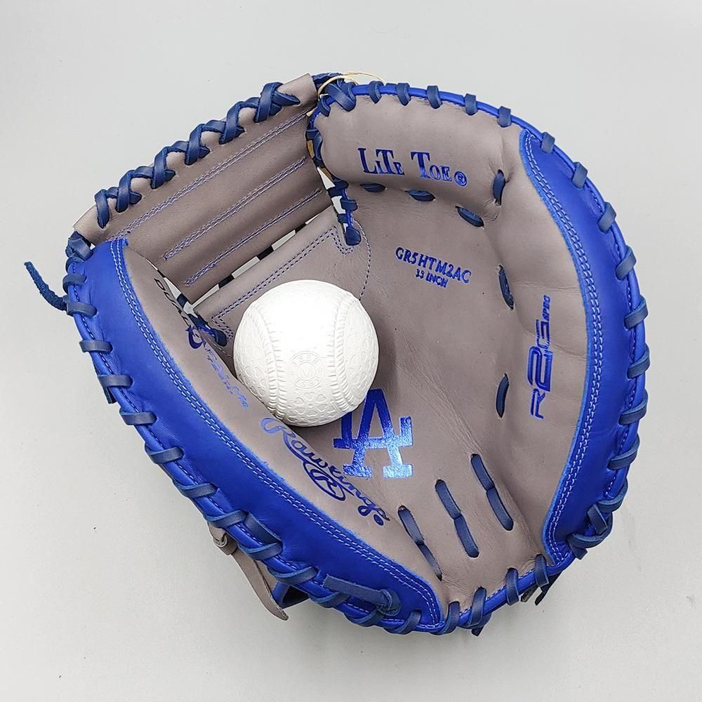 新品】 ローリングス 軟式用 キャッチャーミット (ドジャース・モデル