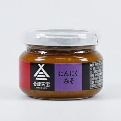 会津天宝 おかず味噌 にんにく 100g瓶