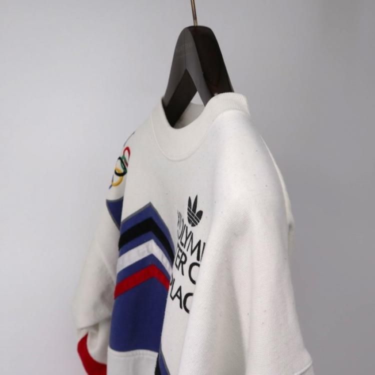 古着 80's adidas アディダス 銀タグ OLYMPIC SWEAT オリンピック