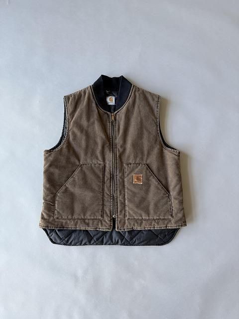 Carhartt】 Duck Vest カーハート ダックベスト ダーク ブラウン