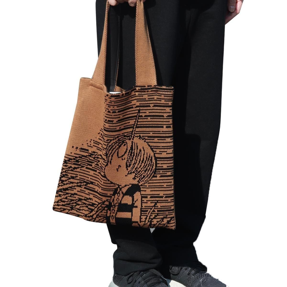 妖怪本舗オリジナルニットトートバッグ＜鬼太郎＞ - youkai-honpo