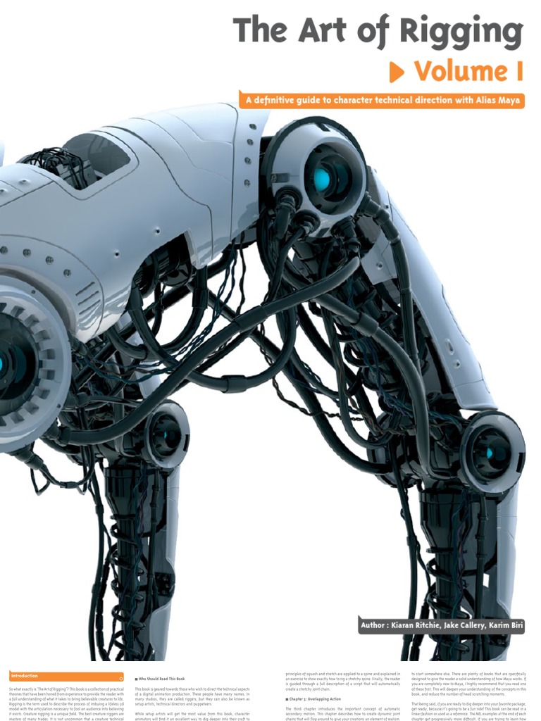 Art of Rigging Vol I Book - CG Toolkit | PDF | Autodesk Maya