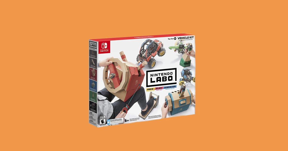 Nintendo's New Labo Vehicle Kit Brings Steering Wheel to Mario Kart 8