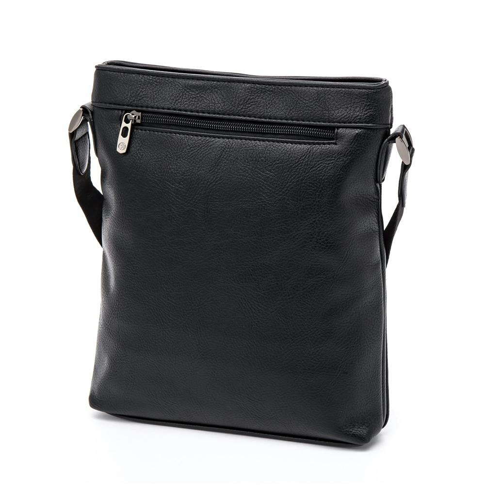 レザー調ショルダーバッグ ブラック | バッグ・鞄 通販