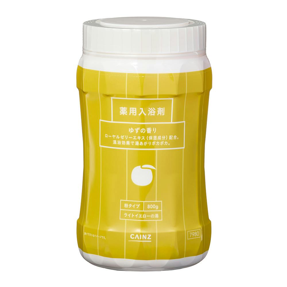 カインズ 薬用入浴剤 ゆずの香り 800g | 入浴剤 通販 | ホームセンター