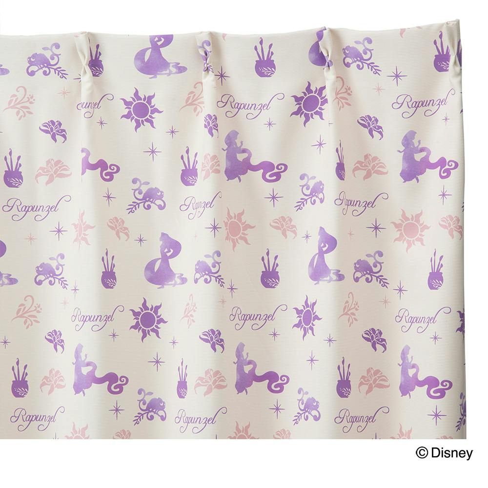 ディズニー 4枚組セットカーテン ラプンツェル 100×200cm 遮光(販売