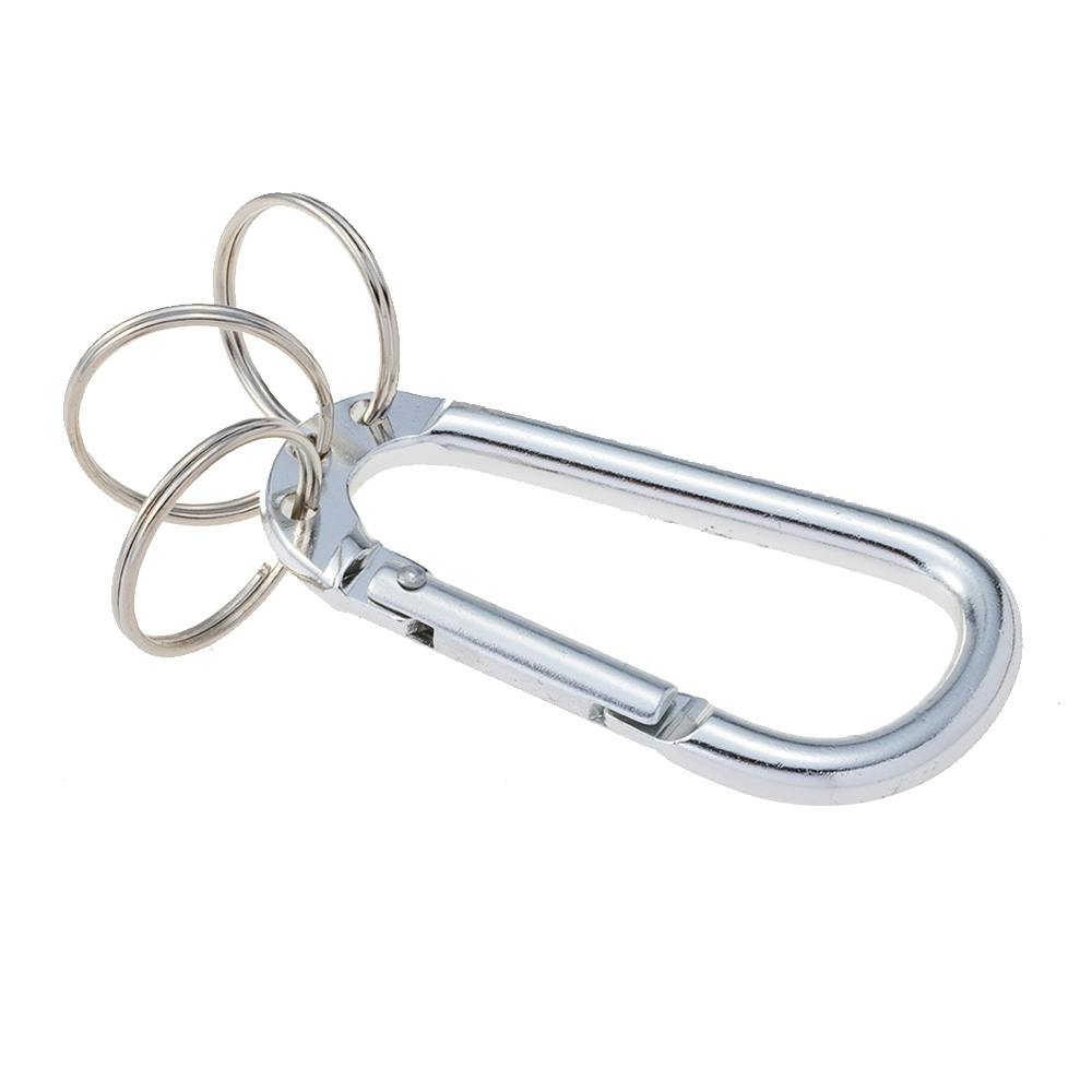 アルミロックカラビナ シルバー KB4-SI | ねじ・くぎ・針金・建築金物