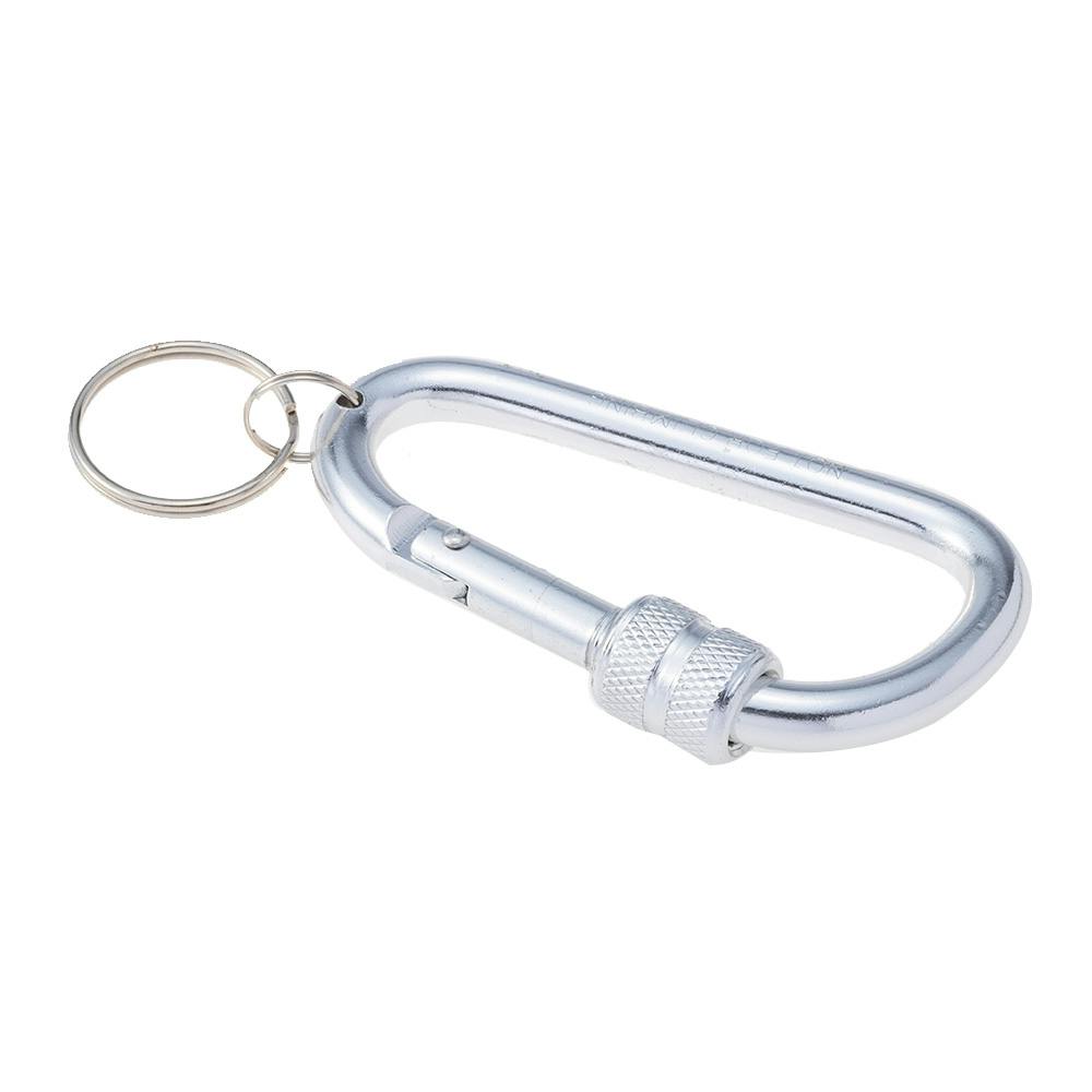 アルミロックカラビナ シルバー KB4-SI | ねじ・くぎ・針金・建築金物