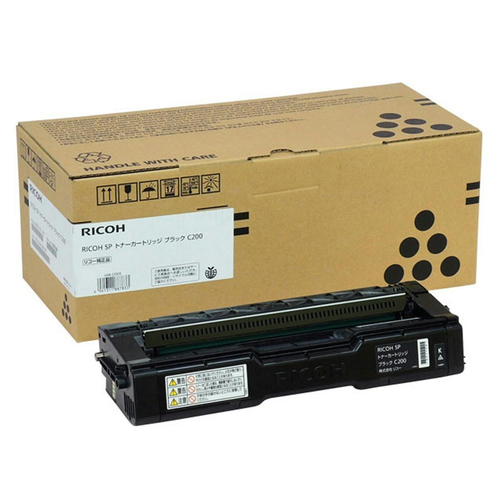 RICOH IPSiO SP トナーカートリッジ ブラック C200【別送品】 | 文房具