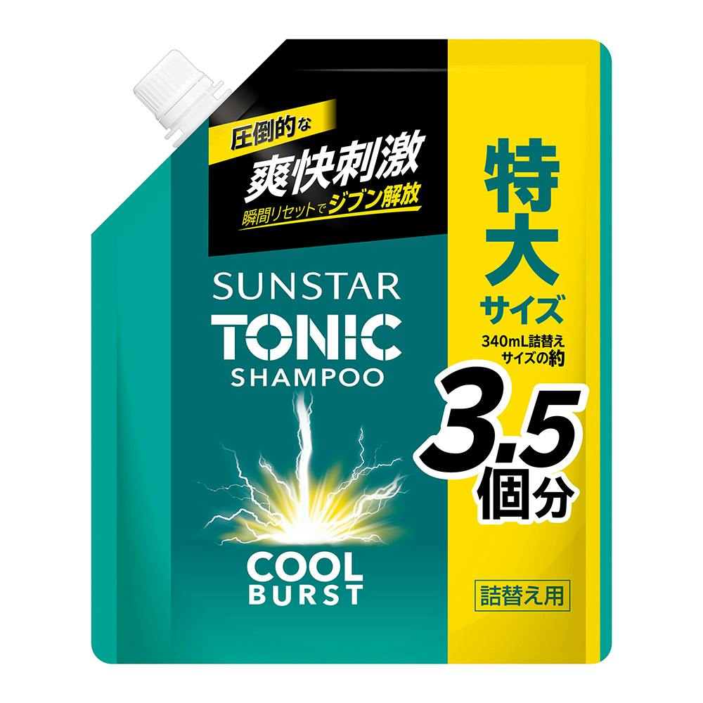 サンスター トニック 爽快頭皮ケアシャンプー 詰替 特大 1000ml(販売