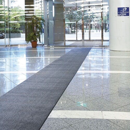 CAINZ-DASH】山崎産業 玄関マット ニュー吸水マット ＃18 グレー