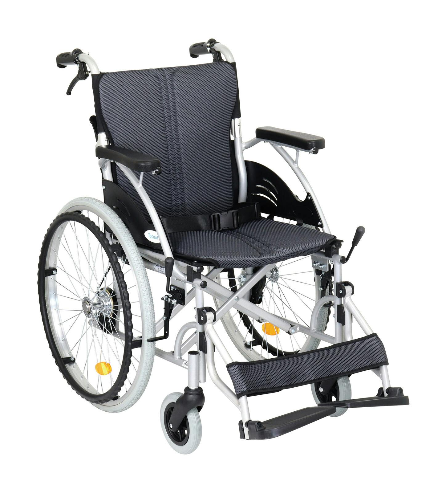 ハンドブレーキ付アルミ製介護車 B-40 | 車いす 通販 | ホームセンター