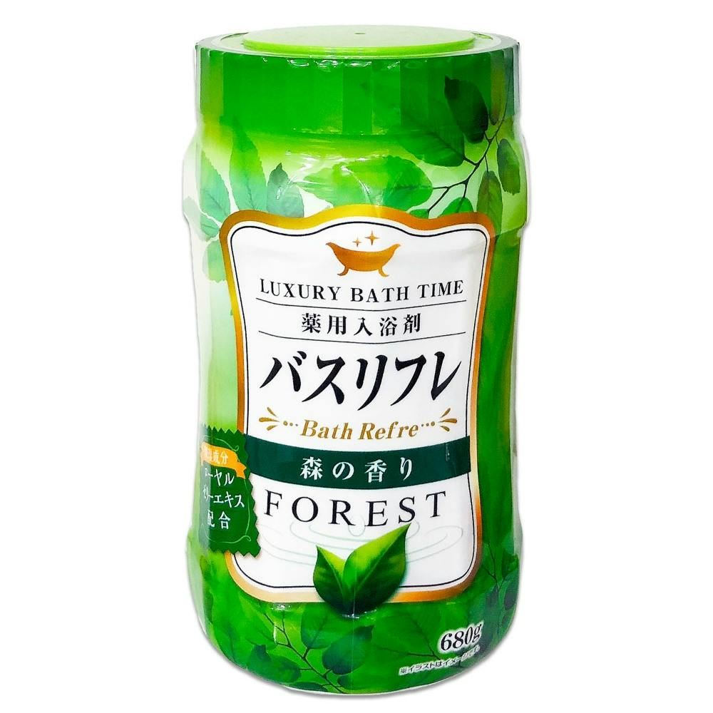 12点まとめ買い】バスリフレ薬用入浴剤森の香りR680G × 12点