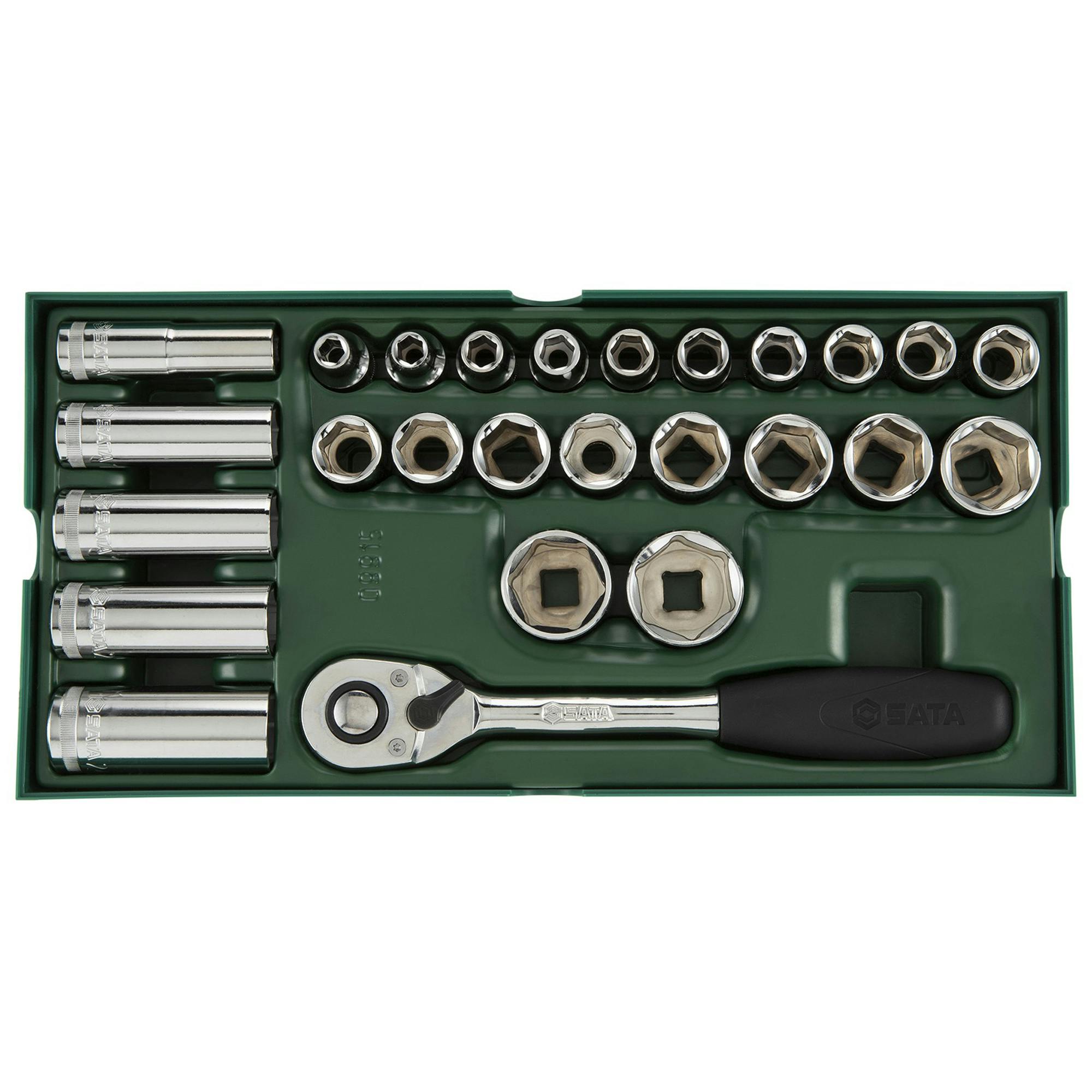 SATA 26pcs1/2六角ラチェットソケット セット RS-09915 ソケットセット