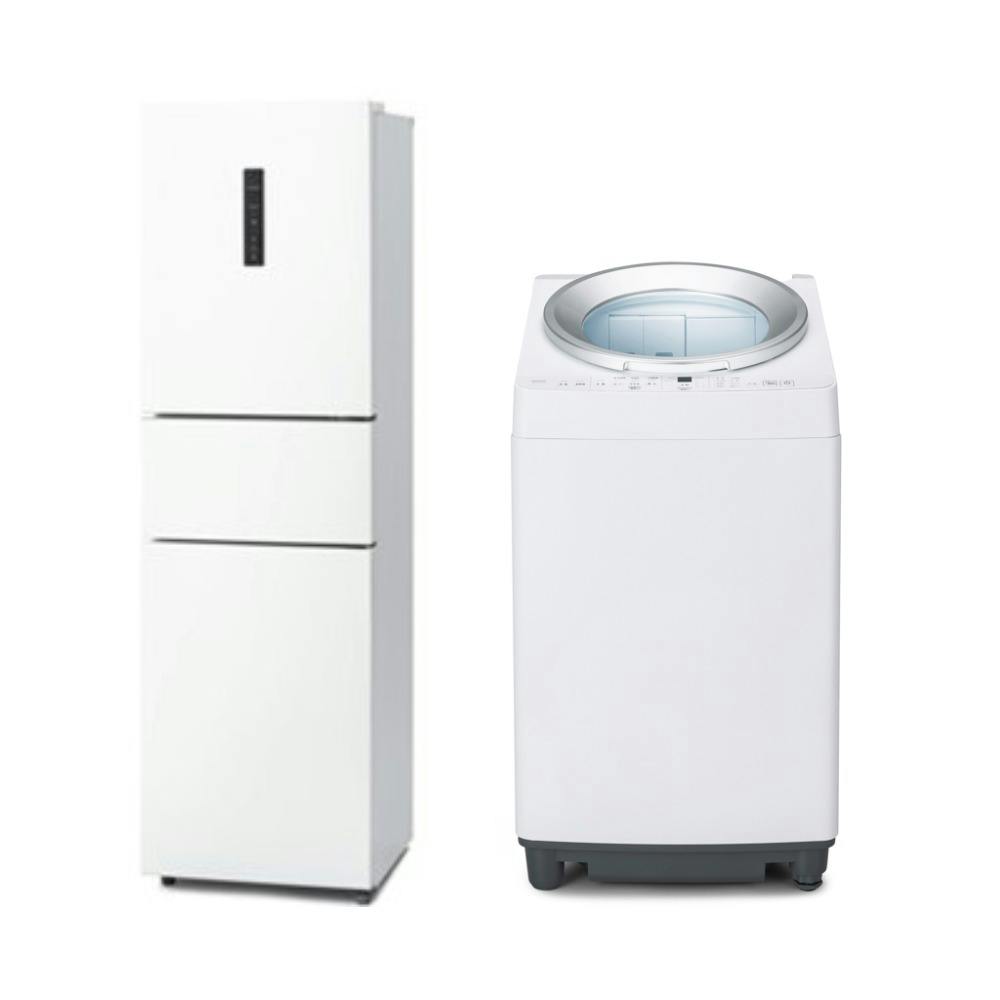 アイリスオーヤマ 【軒先渡し】家電2点セット(冷凍冷蔵庫 235L+全自動