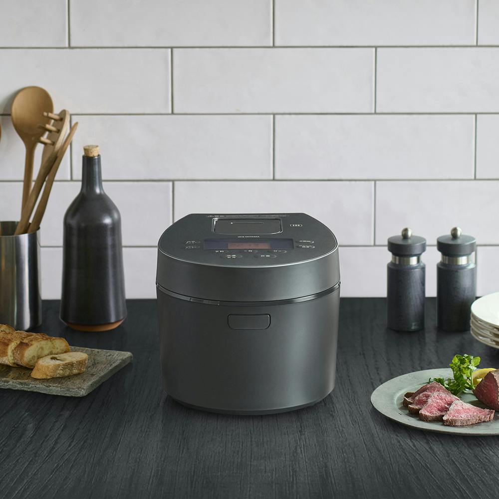 アイリスオーヤマ IHジャー炊飯器 3合 RC-IL30-HA アッシュ 調理家電