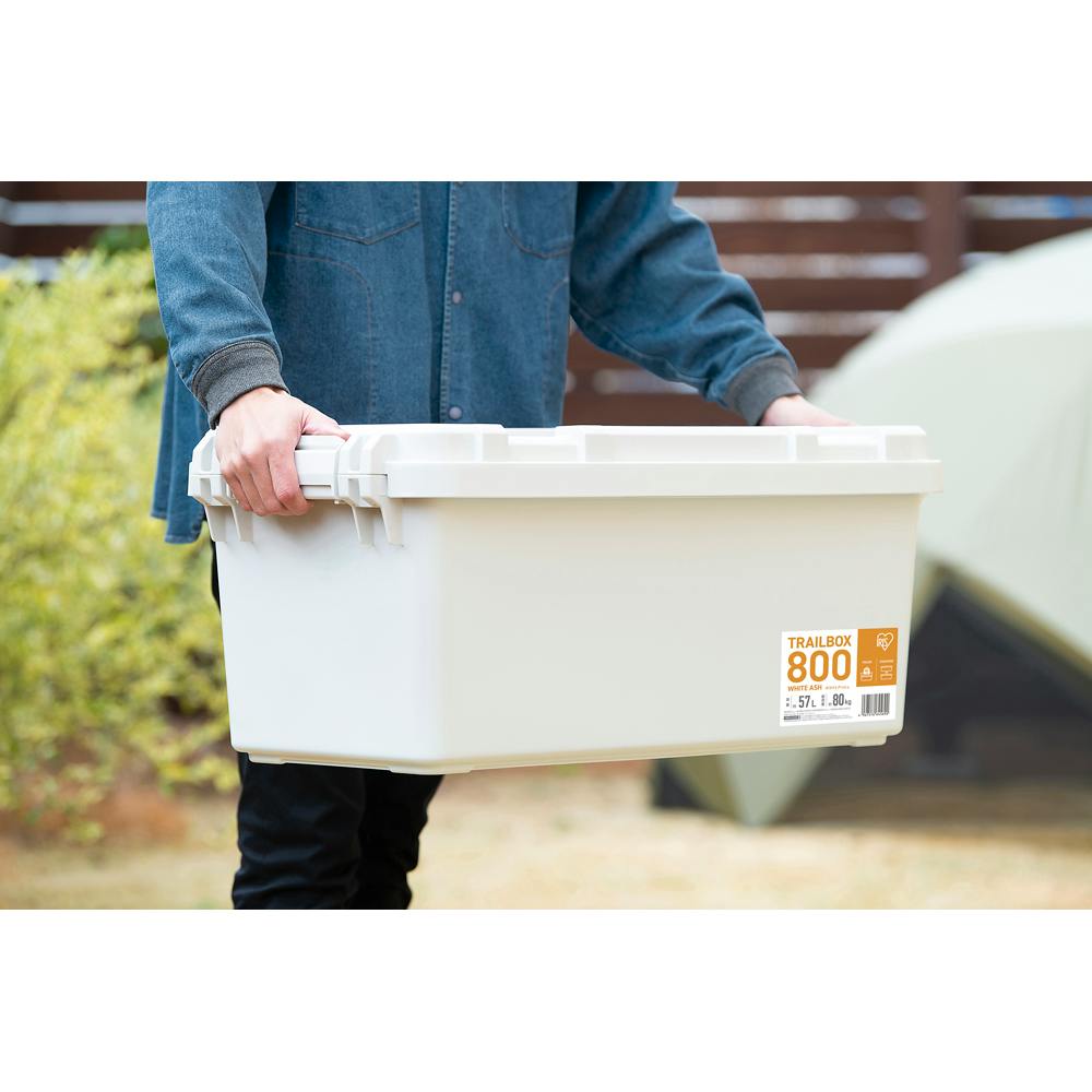 アイリスオーヤマ 収納ボックス TRAILBOX 800 ホワイトアッシュ 788