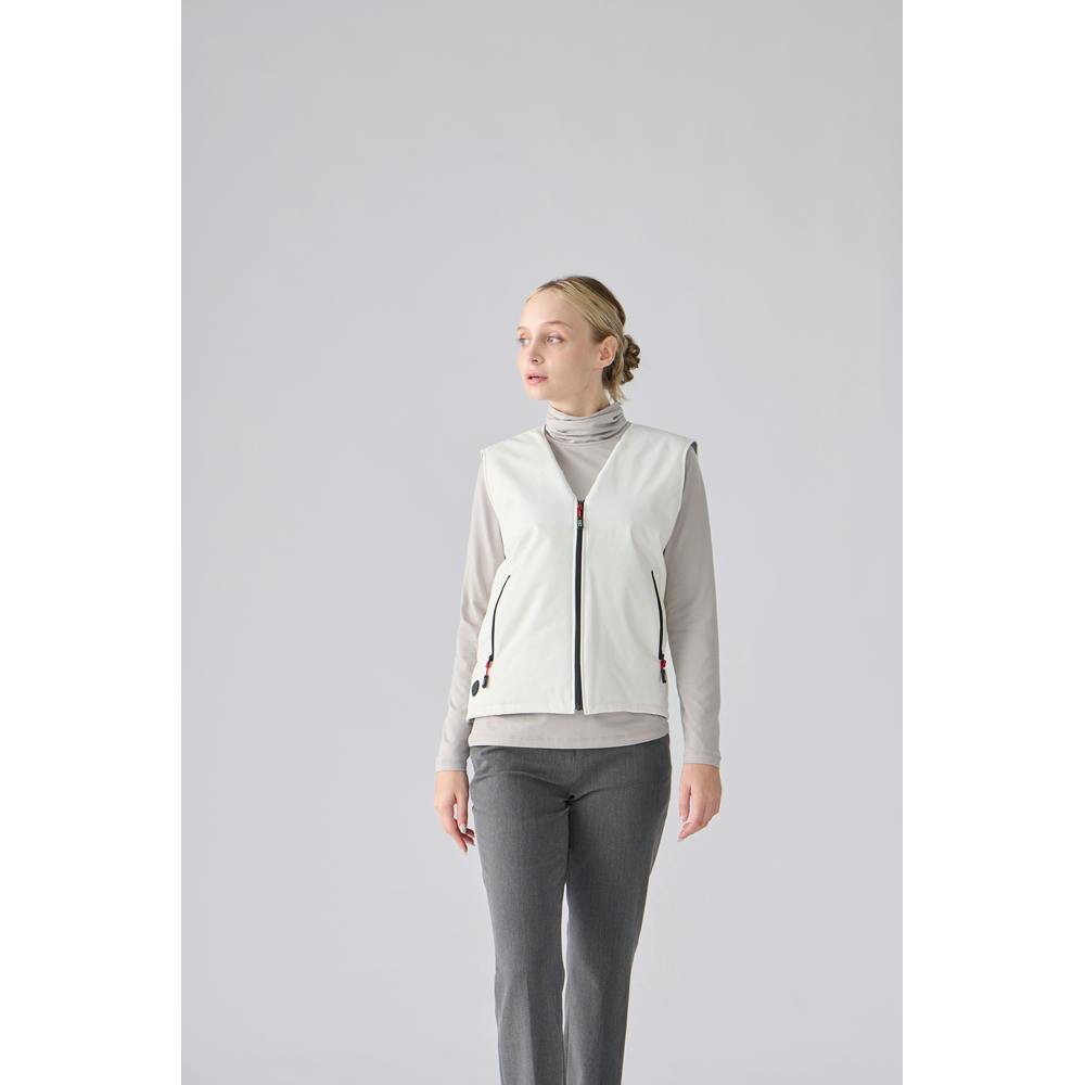 アイリスオーヤマ インナー ヒートベスト セット XL オフホワイト