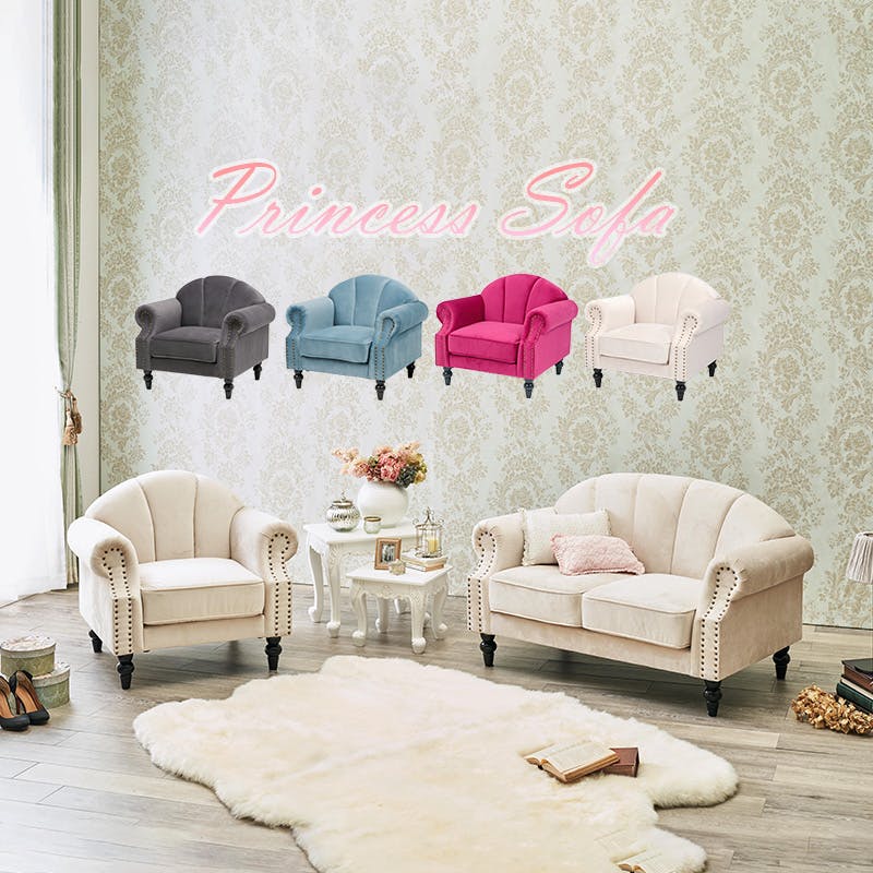 萩原スリーアイ HAGIHARA ソファ ルコ1P-LBL ライトブルー 一人掛け