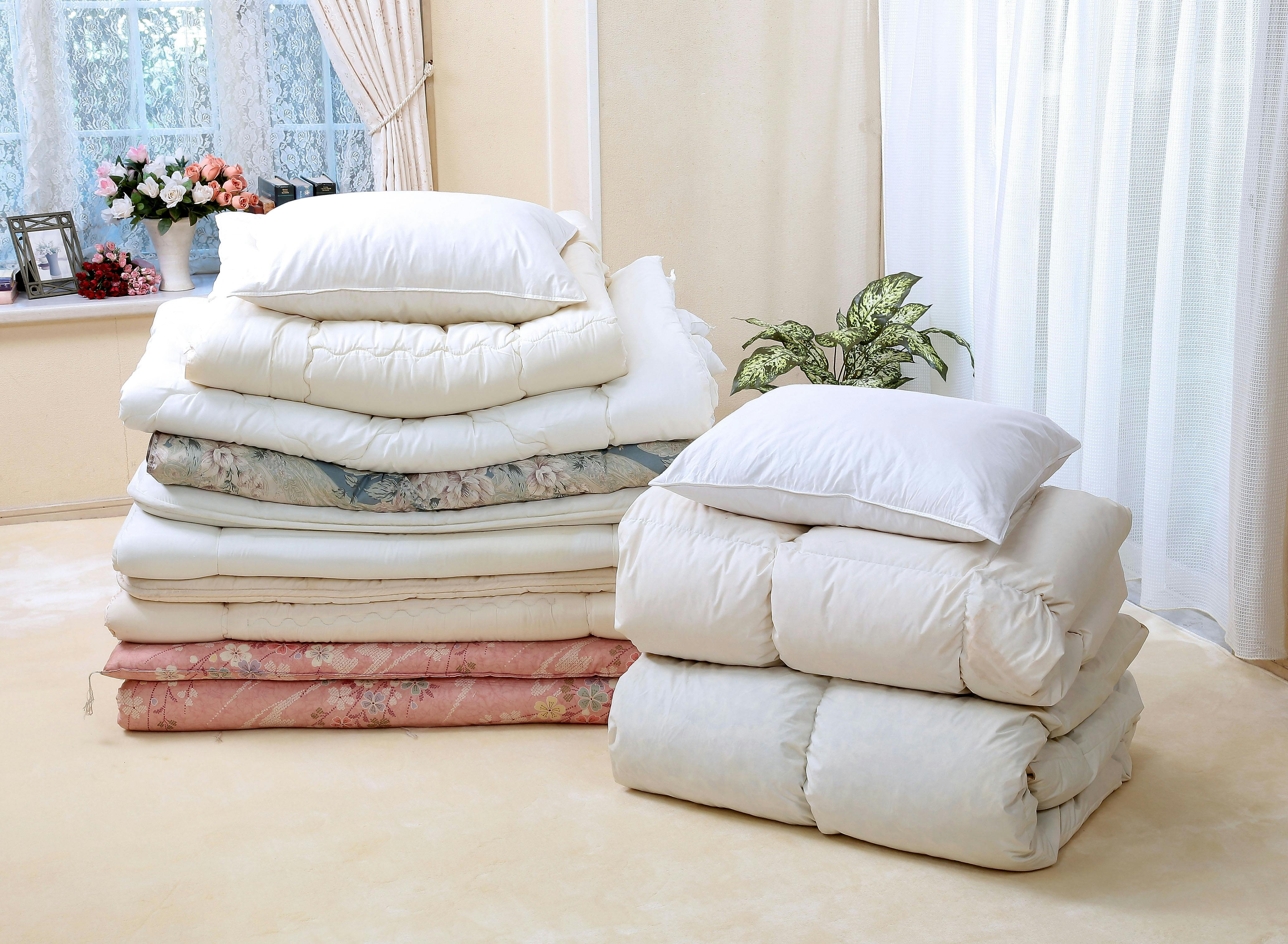 タック Vita 竹炭入り布団収納ケース4個セット 防臭 消臭 布団袋 季節