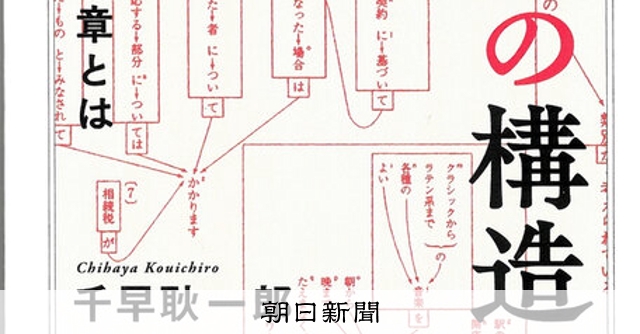 売れてる本）『悪文の構造 機能的な文章とは』 千早耿一郎〈著〉：朝日新聞