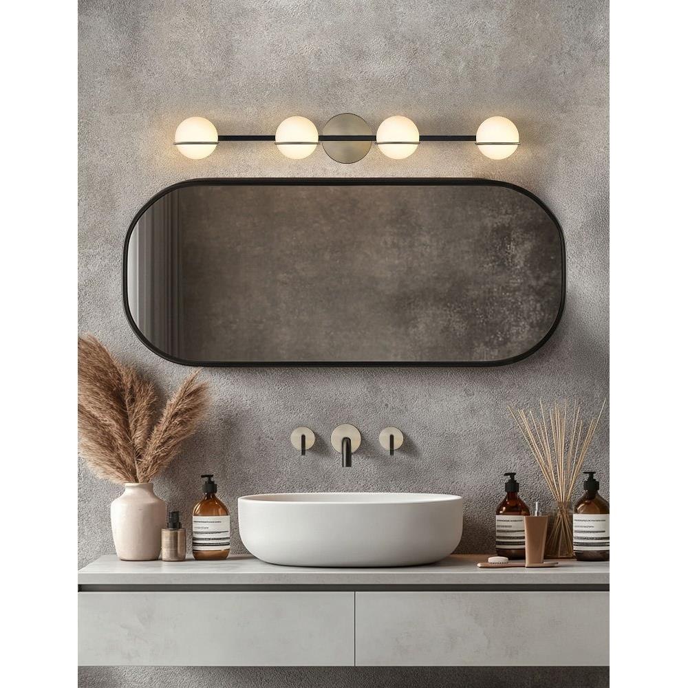 Fusion Centric 4 Light Vanity Light by Justice Design - FSN-4164