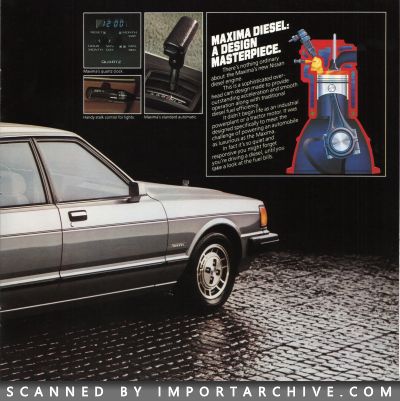1981 Datsun 810 Brochure (Late Version w/ Diesel) - ImportArchive