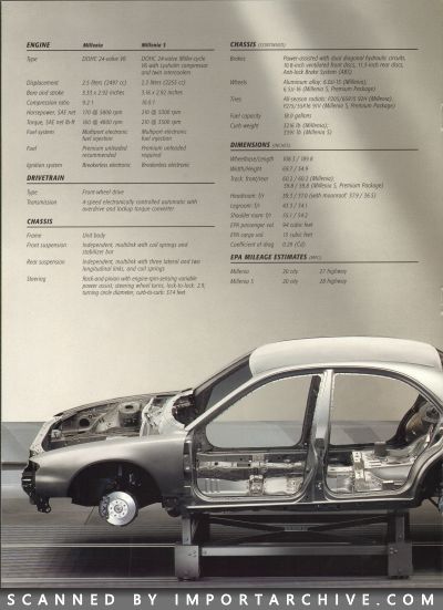 1998 Mazda Millenia Brochure - ImportArchive
