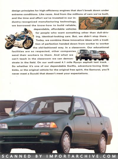 1991 Suzuki Swift Brochure - ImportArchive