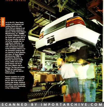 1993 Toyota Full Lineup Brochure (Late Version w/ T100