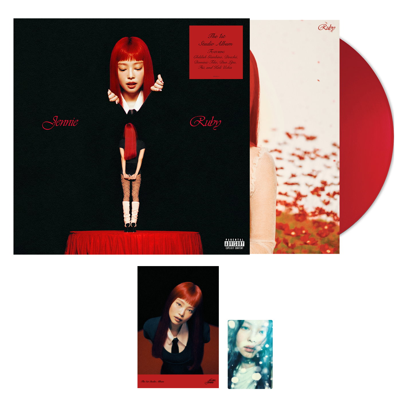 JENNIE (BLACKPINK) · Ruby (LP) [Transparent Ruby Red International