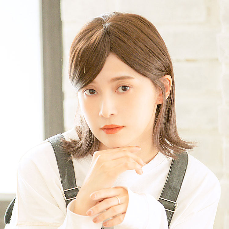 ヘアピース・ワイド リッチカール 人毛MIX｜ミセス用ウィッグ専門店