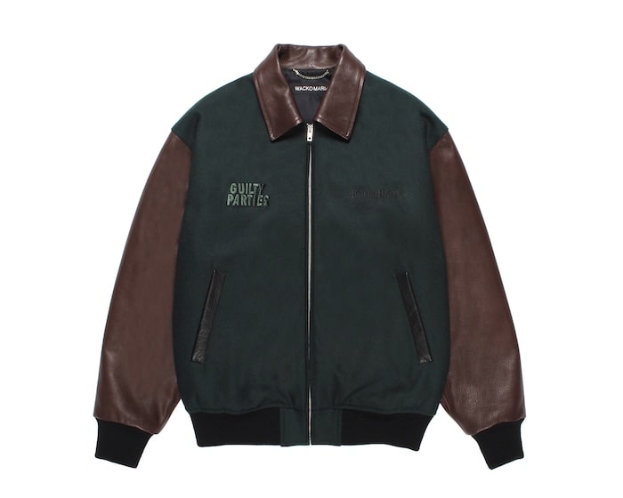 WACKO MARIA(ワコマリア)｜LEATHER VARSITY JACKET ( TYPE-1 )｜正規