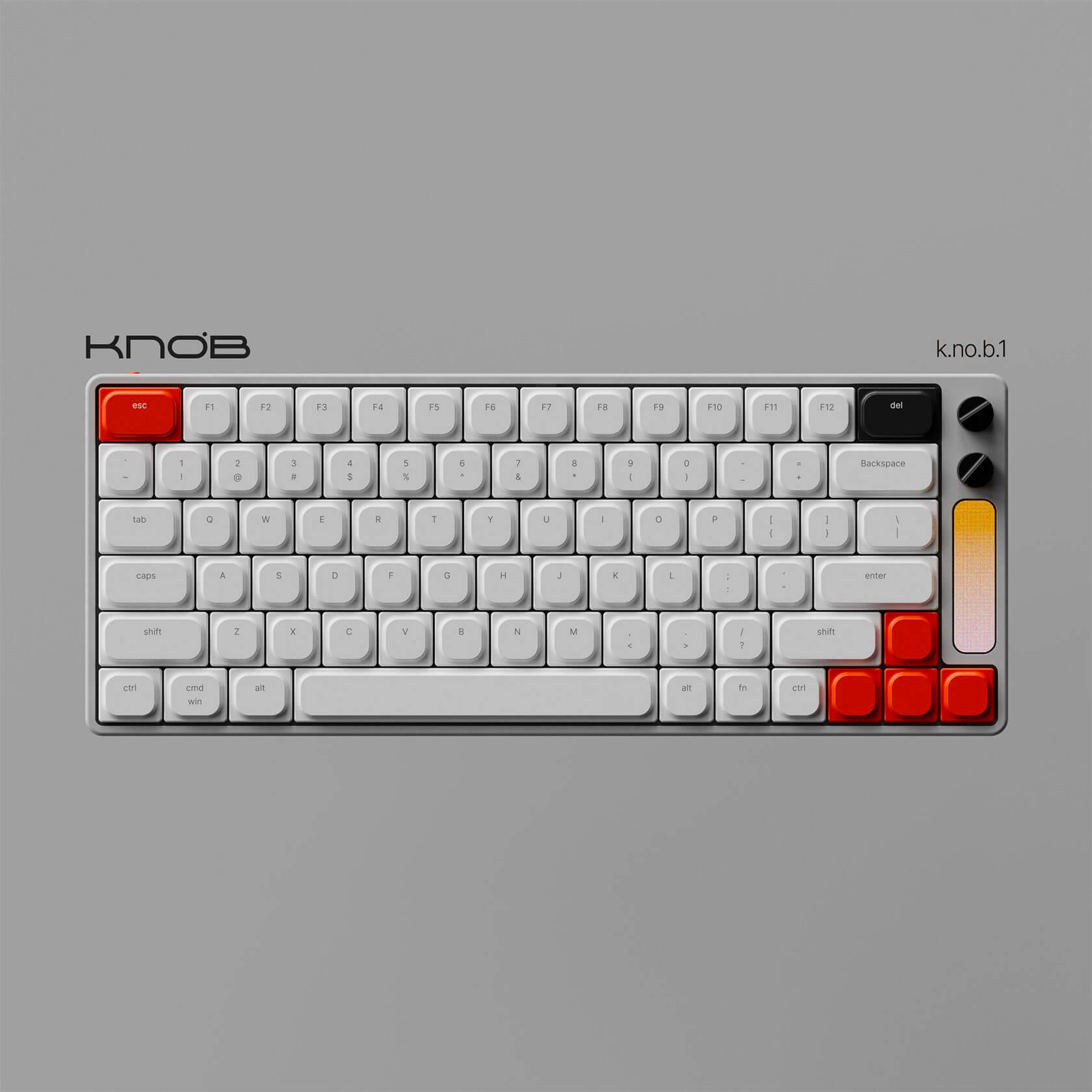 The Knob 1 Low-Profile Keyboard by Ben Fryc | Daily design