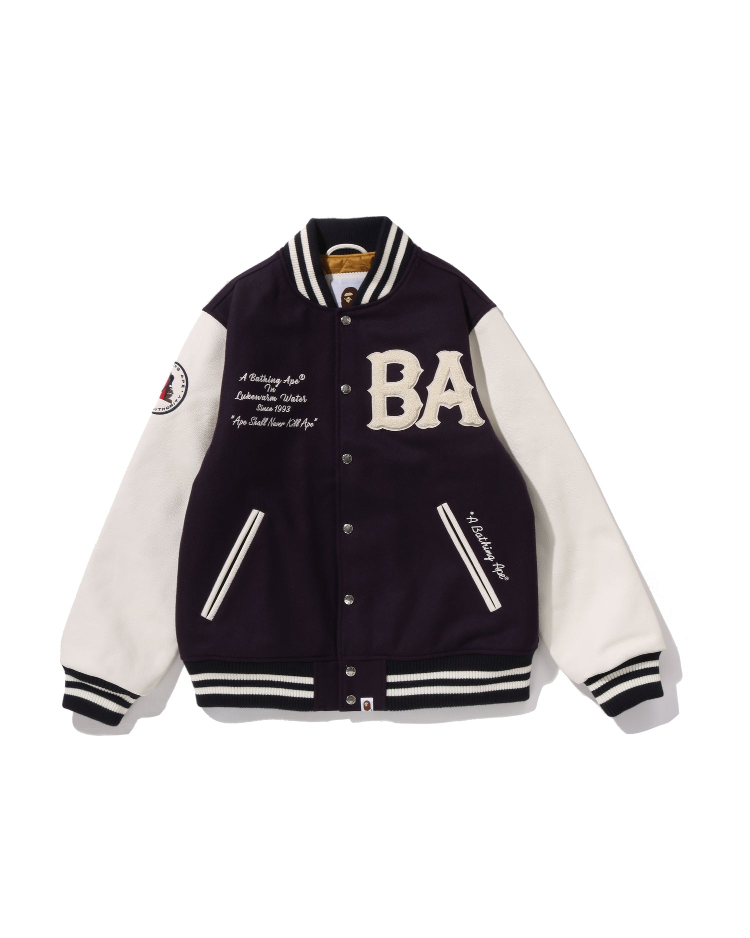 A BATHING APE® A Bathing Ape Varsity Jacket | Bape official