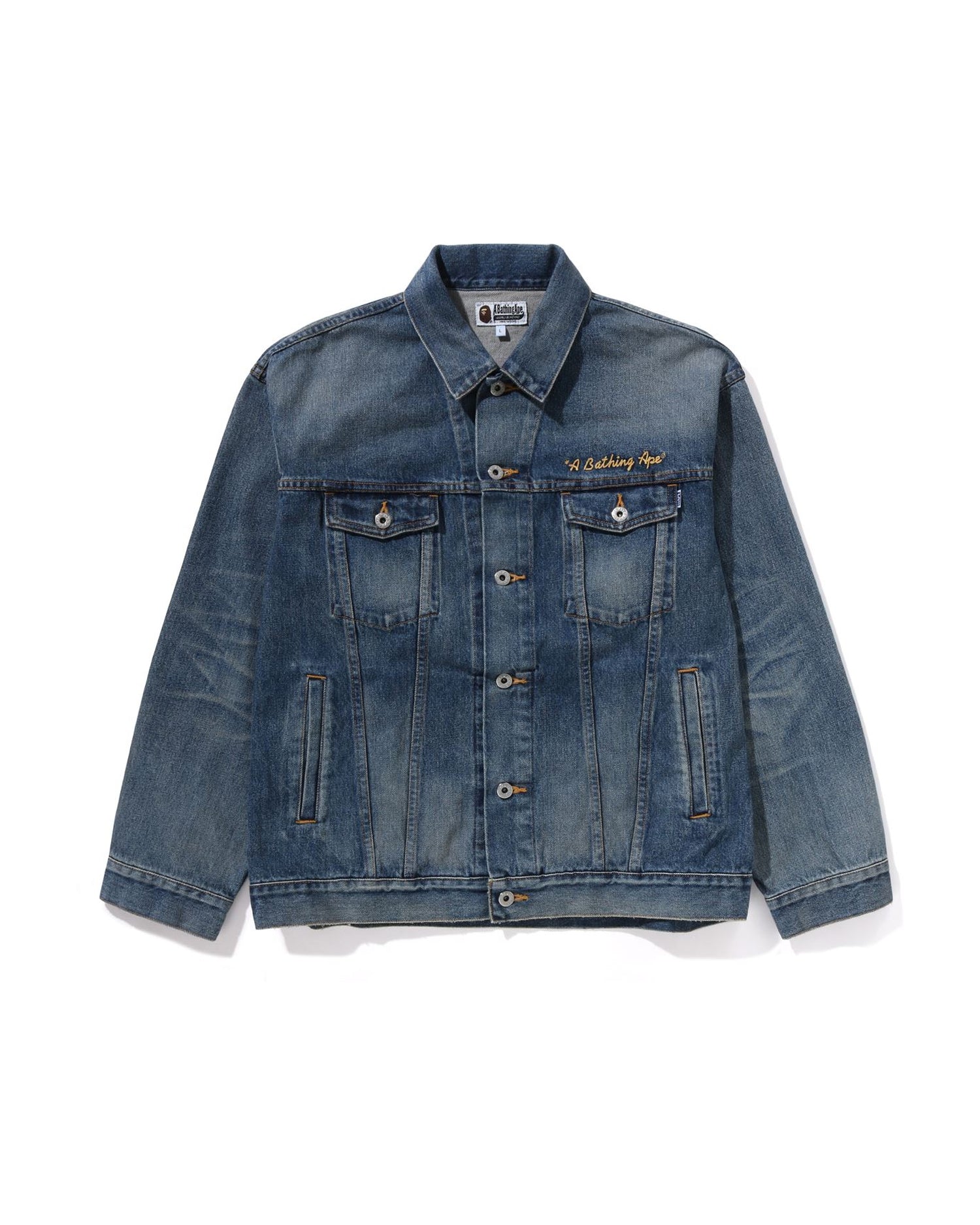 A BATHING APE® Damage Denim Jacket | Bape official website – INT