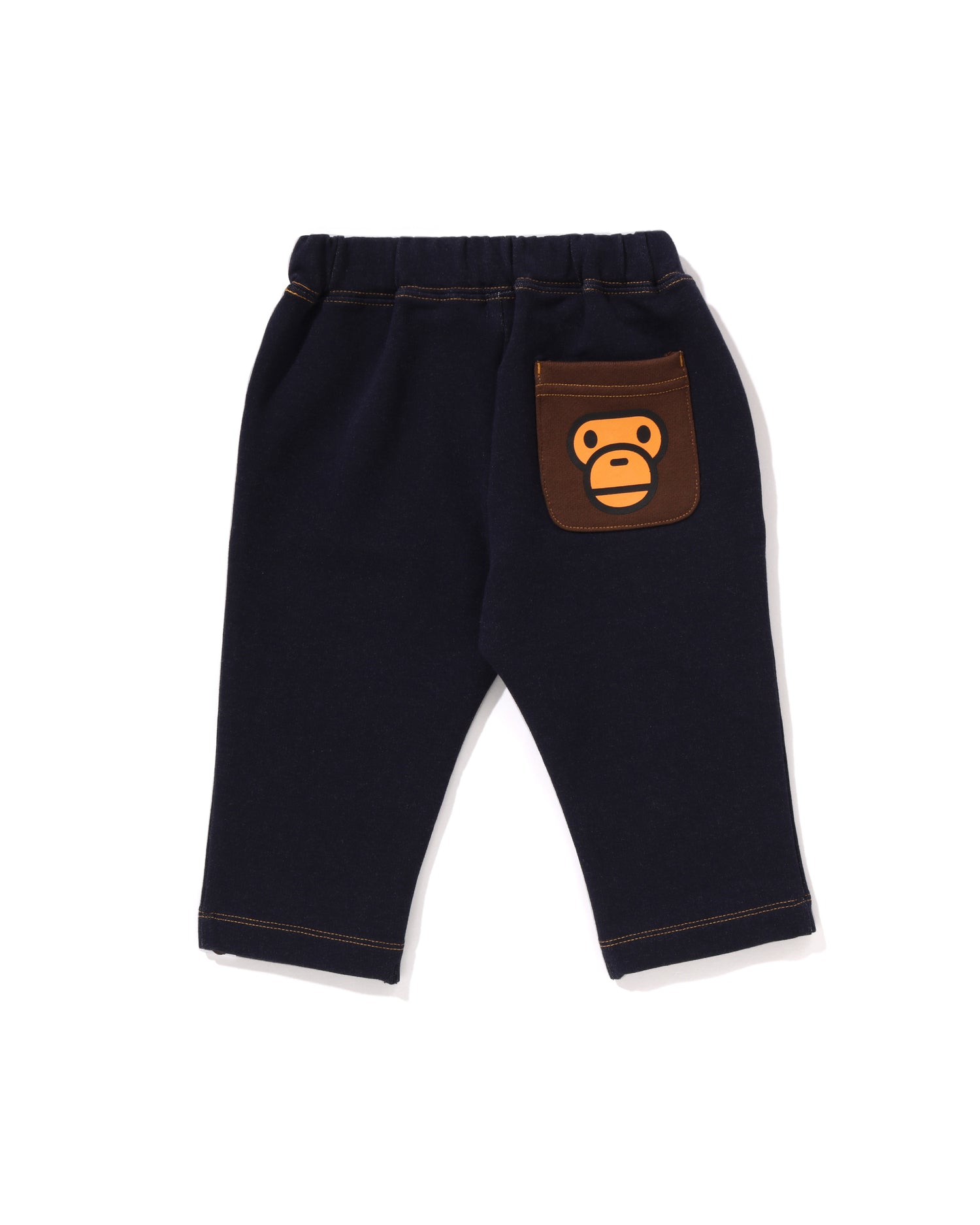 A BATHING APE® Babies Baby Milo Jersey Denim Pants | Bape official